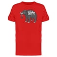 thumbnail image 1 of Elephant With White Caption Tee Men's -Image by Shutterstock, 1 of 2