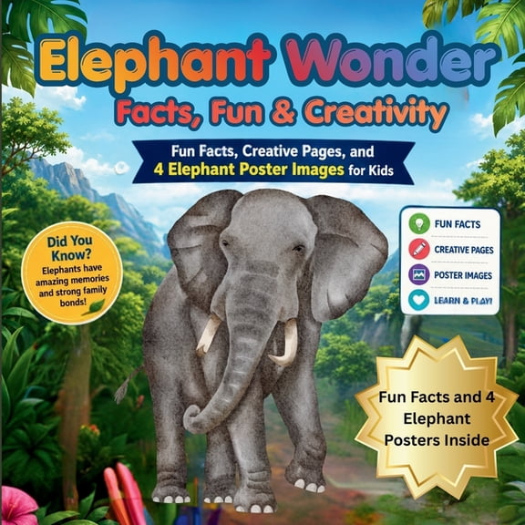 Elephant Wonders: Facts, Fun & Creativity, (Paperback)