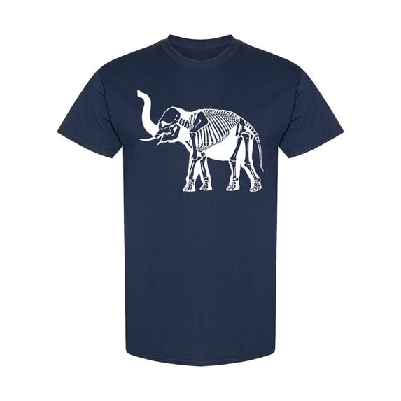 Elephant X-ray Silhouette T-Shirt Men -Image by Shutterstock, Male Medium