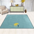 thumbnail image 1 of Elephant and Kid 63''x48'' Plush Memory Foam Bath Mat, Soft, Absorbent, Non Slip, Durable, 1 of 7