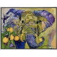 thumbnail image 1 of Elephant and Oranges , limited edition giclee by Yuval Wolfson , 30x24 framed, 1 of 4