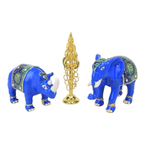 Elephant and Rhinoceros w/ Ksitigarbha Staff 2024
