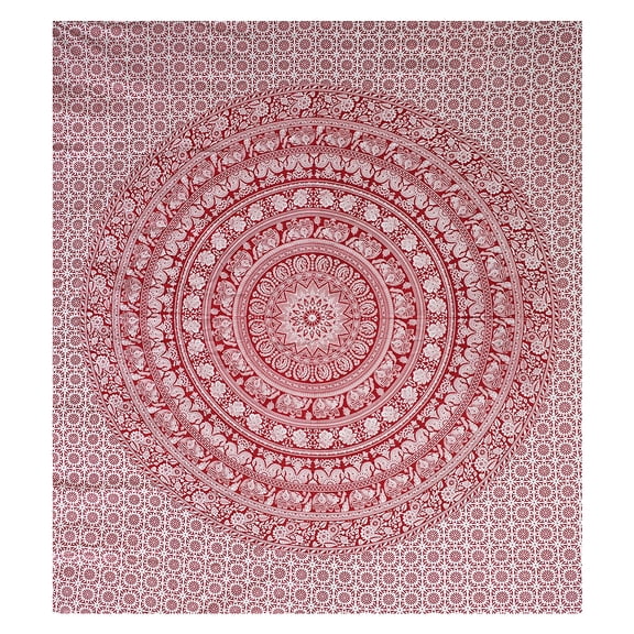 Elephant design printed cotton tapestry handicraft Bohemian Wall Hanging