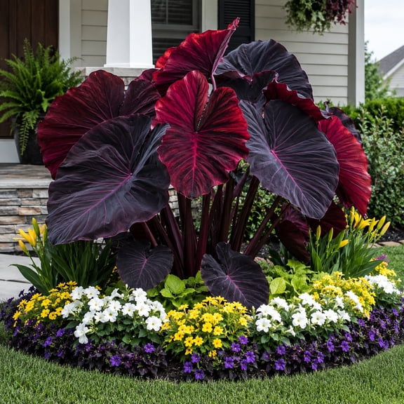 Elephant ear Planting-Easy to Grow, Perfect for Garden Stakes, Home Decoration, Gifting Choice(Acclimated, Non-Artificial)