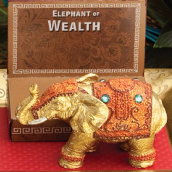 Elephant of Wealth Mini Figurine new