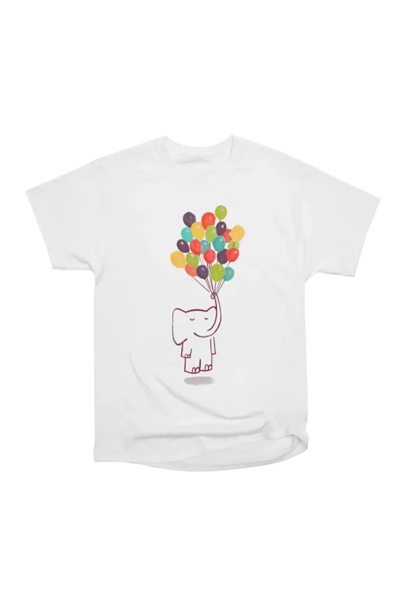 Elephant on balloon T-Shirt Tee Gift For Him Merch For Her Apparel For Friend