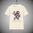 thumbnail image 1 of Elephant t-Shirt, Elephant Bike tee, Funny Elephant Joyride Tee, 1 of 1