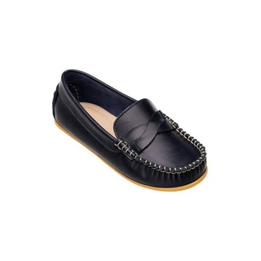 Elephantito Emil Leather Loafer, 4, Blue