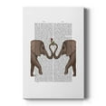 thumbnail image 1 of Elephants Heart and Rose Premium Gallery Wrapped Canvas - Ready to Hang, 1 of 9