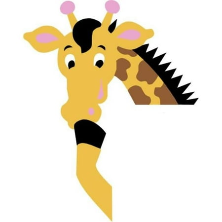 Elephants on the Wall E 5-1156 Giraffe Doorhugger - Paint It Yourself