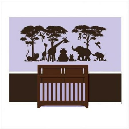 Elephants on the Wall E 5-1412 Small Silhouette Safari - Paint It Yourself