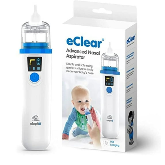 Elepho, eClear Advanced Electric Nasal Aspirator for Baby, USB Rechargeable