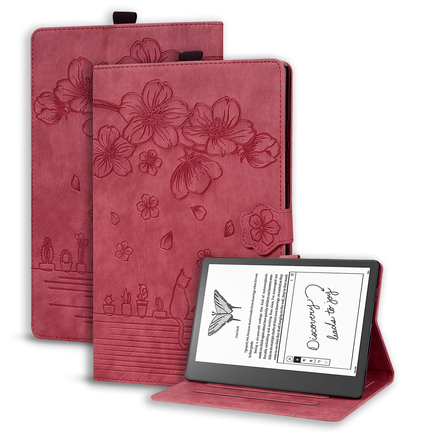 Tablet Etui For Kindle Scribe Cover 10 2 inch Emboss PU Leather