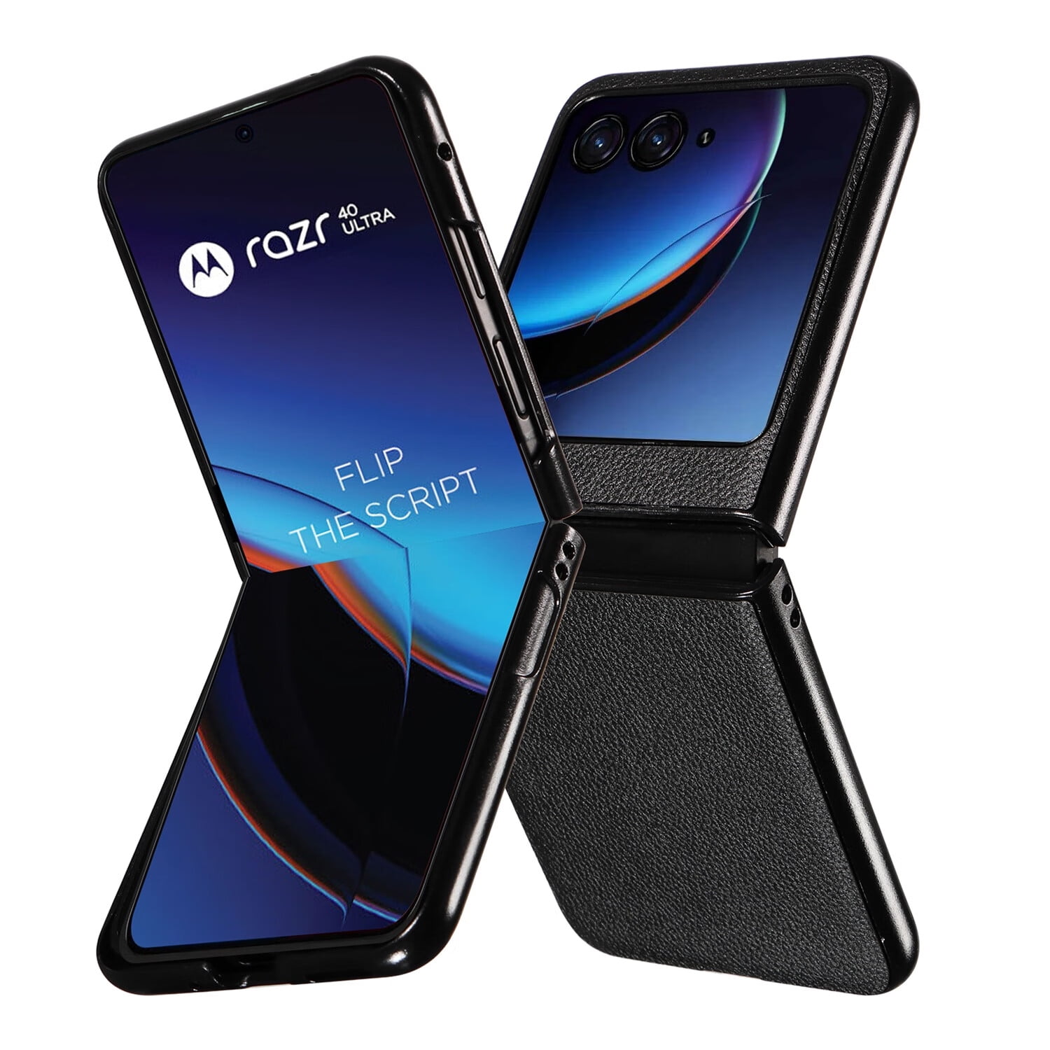 Elepower Folding Case for Motorola Razr 40 Ultra (6.9" 2023), PU