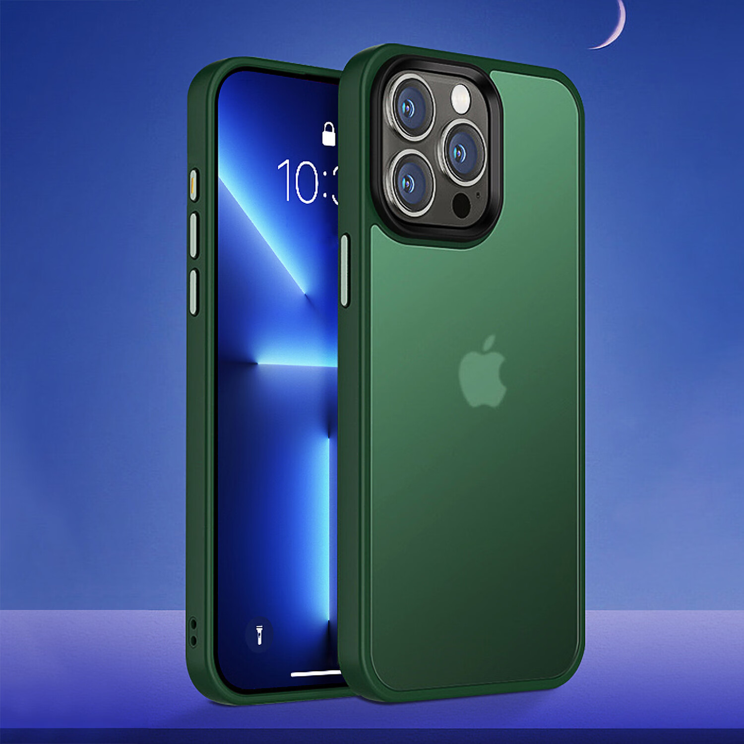 Elepower for iPhone 15 Pro Max (6.7" 2023) Case, PC TPU Frosted Anti