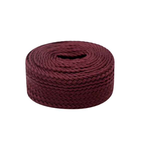 INSPIRE CHIC 1 Pair Flat Shoelaces Thick Shoe Laces Wide Solid Color Strings for Athletic Boots Red 100cm/39.37"