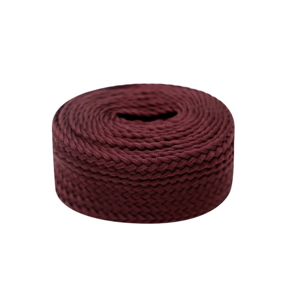 INSPIRE CHIC 1 Pair Flat Shoelaces Thick Shoe Laces Wide Solid Color Strings for Athletic Boots Red 120cm/47.24"