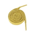 thumbnail image 1 of INSPIRE CHIC 1 Pair Glitter Shiny Metallic Flat Shoelaces Colorful Sequin Sparkling Shoestrings Laces for Sneakers Gold 160cm/62.99", 1 of 4