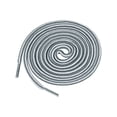 thumbnail image 1 of INSPIRE CHIC 1 Pair Round Rope Dual Colored Striped Shoelace Shoe Strings for Boots Sneakers 150cm/59.06" White Gray, 1 of 4