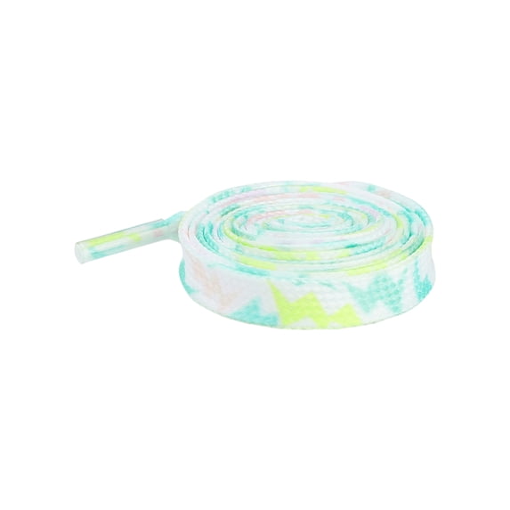 INSPIRE CHIC 2 Pair Flat Colorful Shoelaces Tie Dye Shoe Laces for Sneakers Boots Multicolor 160cm/62.99"