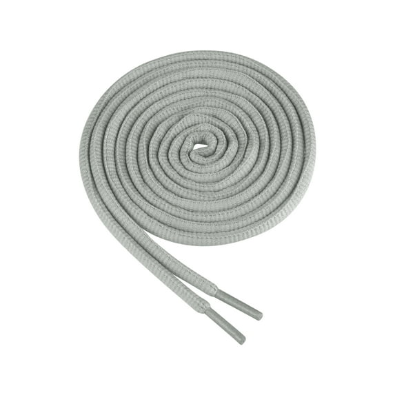 INSPIRE CHIC 2 Pair Oval Shoes Laces Half Round Athletic Shoelaces for Running Shoes Gray 120cm/47.24"
