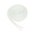 thumbnail image 1 of INSPIRE CHIC 2 Pair Oval Shoes Laces Half Round Athletic Shoelaces for Running Shoes White 100cm/39.37", 1 of 3
