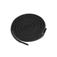 thumbnail image 1 of INSPIRE CHIC 2 Pair Round Shoe Laces Solid Woven Athletic Shoelaces for Sneakers, Boots & Running Shoes 120cm/47.24" Black, 1 of 4