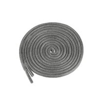 INSPIRE CHIC 2 Pair Waxed Shoe Laces for Dress Shoes Round Shoelaces Dark Gray 90cm/35.43"