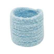 INSPIRE CHIC 2 Pairs Flat Fuzzy Shoe Laces for Sneakers, 0.61'' Fluffy Soft Shoelaces for Hiking Sporting Running Light Blue 120cm/47.24"