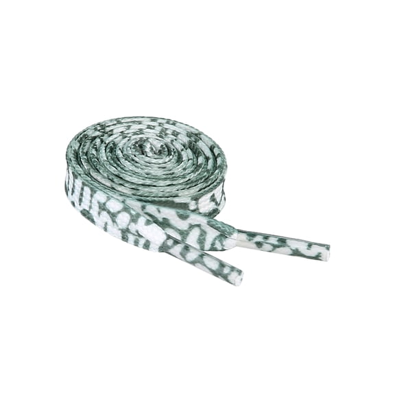 INSPIRE CHIC 2 Pairs Leopard Patterned Fashion Shoelaces s for Flat Shoes Athletic Shoes Boots Green 120cm/47.24"