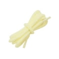 thumbnail image 1 of Round Fuzzy Shoe Laces for Sneakers, 0.24'' Hairy Soft Wide Shoelaces for Casual Shoes 2 Pairs Light Yellow 160cm/62.99", 1 of 5