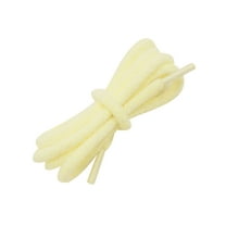 INSPIRE CHIC 2 Pairs Round Fuzzy Shoe Laces for Sneakers, Hairy Wide Shoelaces for Casual Shoes