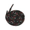 thumbnail image 1 of INSPIRE CHIC 2 Pairs Shoe Laces Polka Dots Flat Shoelaces Double Color Twill Shoe Strings Black-Red-White 100cm/39.37", 1 of 4