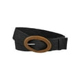 thumbnail image 1 of DARING DIVA Elastic Waist Belts for Women Belts Wide Stretch Woven Belt Black, 1 of 4