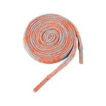 INSPIRE CHIC Flat Colorful Shoelaces Gradient Colors Shoe Laces for Sneakers 2 Pairs 80cm/31.50" Orange