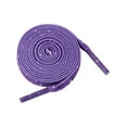 thumbnail image 1 of INSPIRE CHIC Flat Colorful Shoelaces Speckled Ink Print Shoestring for Sneakers 2 Pairs 140cm/55.12" Purple, 1 of 4