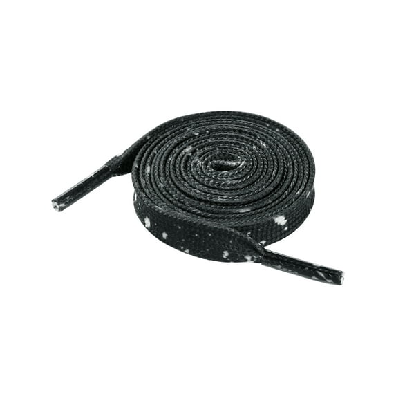 INSPIRE CHIC Flat Colorful Splatter Painted Fun Shoelaces for Sneakers 2 Pairs