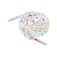thumbnail image 1 of Unisex Flat Shoe Laces Splatter Painted Fun Shoelaces for Sneakers 2 Pairs Rainbow 160cm/63", 1 of 4