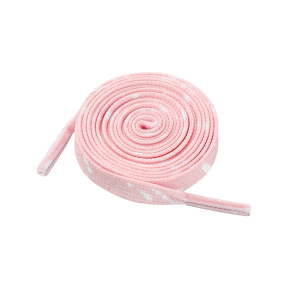 INSPIRE CHIC Flat Colorful Splatter Painted Fun Shoelaces for Sneakers 2 Pairs