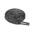 thumbnail image 1 of INSPIRE CHIC Metallic Sparkly Checkered Flat Wide Thick Shoelaces for Sneakers Black and Silver 160cm/63.0", 1 of 4