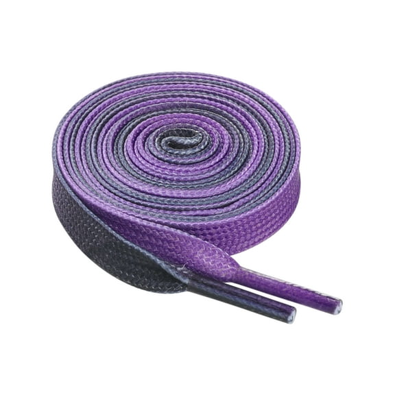 INSPIRE CHIC Flat Gradient Colored Shoelaces Tie Dye Design Sneakers Shoe Laces 1 Pair