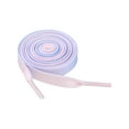 thumbnail image 1 of INSPIRE CHIC Flat Gradient Colored Shoelaces Cool Tie Dye Design Sneakers Shoe Laces 1 Pair 160cm/63.0 Purple Pink, 1 of 4