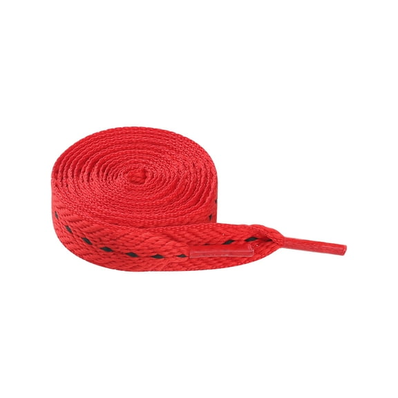 INSPIRE CHIC Extra Wide Shoelaces Fat Shoestrings Single Line Flat Shoe Laces for Sneakers Boots 1 Pair Red 160cm/63.0"