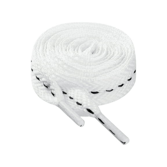INSPIRE CHIC Extra Wide Shoelaces Fat Shoestrings Single Line Flat Shoe Laces for Sneakers Boots 1 Pair White 140cm/55.1"