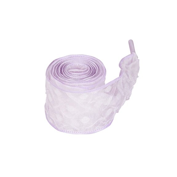 Elerevyo Flat Snow Yarn Shoelaces Wrinkle Texture Wide Shoe Laces for Sneakers Skate Shoes Boots Sport Shoes 1 Pair Light Purple 100cm/39.4"