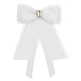thumbnail image 1 of INSPIRE CHIC Lace Bow Tie Brooches for Women Fashion Brooch Pins Pre-Tied Shirt Neck Tie White One Size, 1 of 4