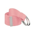 thumbnail image 1 of INSPIRE CHIC Ladies' Double D-Ring Buckle Belt Women Canvas Solid Color Waist Belts, 1 of 5