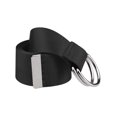 thumbnail image 1 of INSPIRE CHIC Ladies' Double D-Ring Buckle Belt Women Canvas Solid Color Waist Belts, 1 of 5