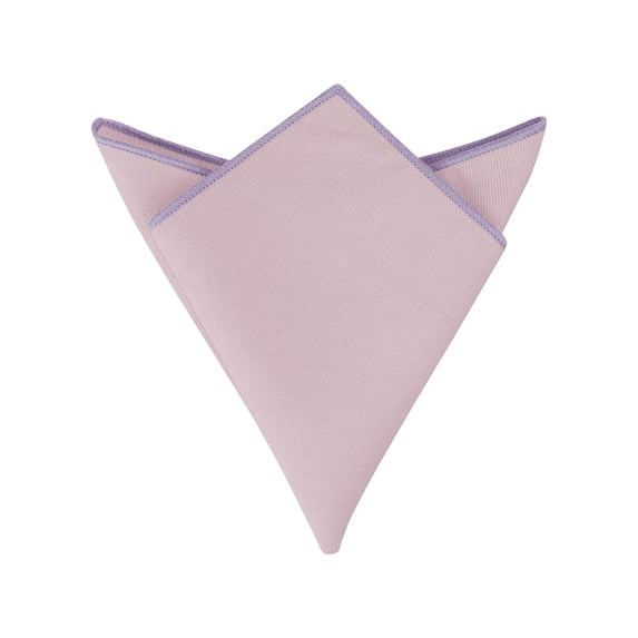 INSPIRE CHIC Father's Day Men's Cotton Handkerchiefs Solid Color Pocket Square for Men Lilac One Size