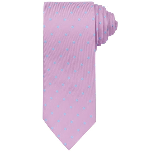 INSPIRE CHIC Men's Dots Ties Self-Tied Necktie 3.1" Width Satin Tie for Wedding Classic Mauve One Size